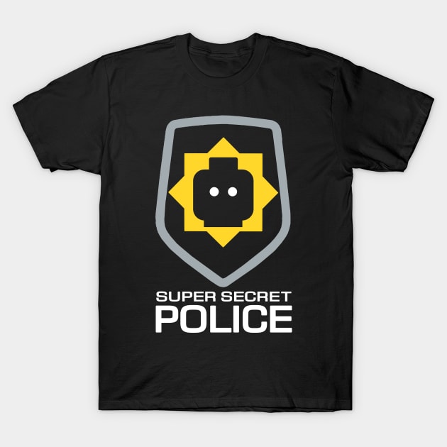 Super Secret Police T-Shirt by GeekPunk